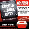 Great Plains Kubota Orange Days Event in Duncan